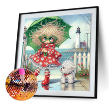 Load image into Gallery viewer, Diamond Painting - Partial Special Shaped - Cute children (30*30CM)
