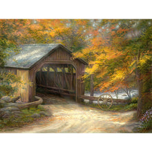 Load image into Gallery viewer, Diamond Painting - Full Round - Autumn bridge (40*30CM)
