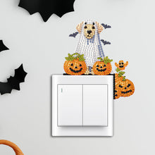 Load image into Gallery viewer, 4Pcs Acrylic Cute Cartoon 5D DIY Diamond Wall Switch Sticker for Wall Decoration
