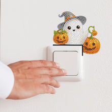 Load image into Gallery viewer, 4Pcs Acrylic Cute Cartoon 5D DIY Diamond Wall Switch Sticker for Wall Decoration
