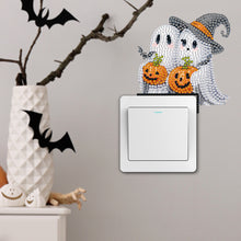 Load image into Gallery viewer, 4Pcs Acrylic Cute Cartoon 5D DIY Diamond Wall Switch Sticker for Wall Decoration
