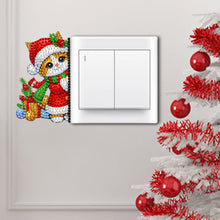 Load image into Gallery viewer, 4Pcs Acrylic Cute Cartoon 5D DIY Diamond Wall Switch Sticker for Wall Decoration

