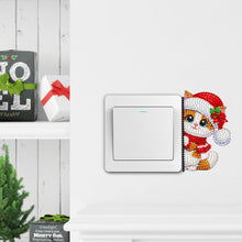 Load image into Gallery viewer, 4Pcs Acrylic Cute Cartoon 5D DIY Diamond Wall Switch Sticker for Wall Decoration
