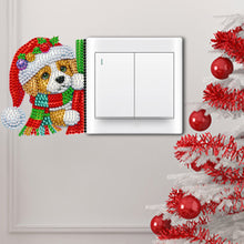 Load image into Gallery viewer, 4Pcs Acrylic Cute Cartoon 5D DIY Diamond Wall Switch Sticker for Wall Decoration

