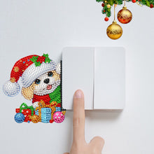 Load image into Gallery viewer, 4Pcs Acrylic Cute Cartoon 5D DIY Diamond Wall Switch Sticker for Wall Decoration
