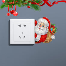 Load image into Gallery viewer, 4Pcs Acrylic Cute Cartoon 5D DIY Diamond Wall Switch Sticker for Wall Decoration
