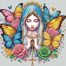 Load image into Gallery viewer, Diamond Painting - Partial Special Shaped - Religious Jesus Mother (40*40CM)
