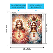 Load image into Gallery viewer, Diamond Painting - Partial Special Shaped - Religious Jesus Mother (40*40CM)

