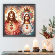 Load image into Gallery viewer, Diamond Painting - Partial Special Shaped - Religious Jesus Mother (40*40CM)
