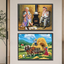 Load image into Gallery viewer, 2pcs Round Diamond Painting Set - Farm life series (40*30CM)
