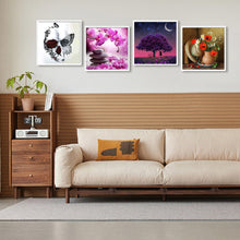 Load image into Gallery viewer, 4pcs Round Diamond Painting Set - Flowers and nature (30*30CM)
