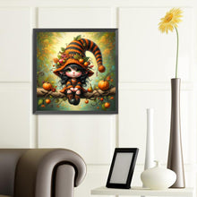 Load image into Gallery viewer, Diamond Painting - Full Round - Pumpkin witch (40*40CM)
