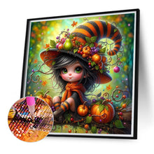 Load image into Gallery viewer, Diamond Painting - Full Round - Pumpkin witch (40*40CM)
