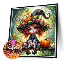 Load image into Gallery viewer, Diamond Painting - Full Round - Pumpkin witch (40*40CM)
