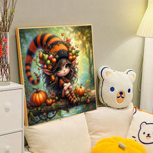 Load image into Gallery viewer, Diamond Painting - Full Round - Pumpkin witch (40*40CM)
