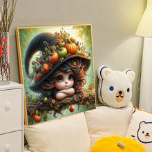 Load image into Gallery viewer, Diamond Painting - Full Round - Pumpkin witch (40*40CM)
