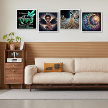 Load image into Gallery viewer, 4pcs Round Diamond Painting Set - Angel wings (30*30CM)
