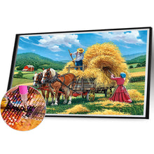 Load image into Gallery viewer, 2pcs Round Diamond Painting Set - Animal (40*30CM)
