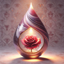 Load image into Gallery viewer, Diamond Painting - Full Round - Spotlight rose (40*40CM)

