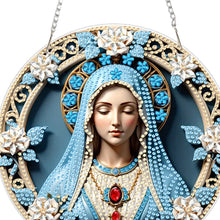 Load image into Gallery viewer, Acrylic Special Shape Holy Mother Diamond Painting Decor for Garden Window Decor
