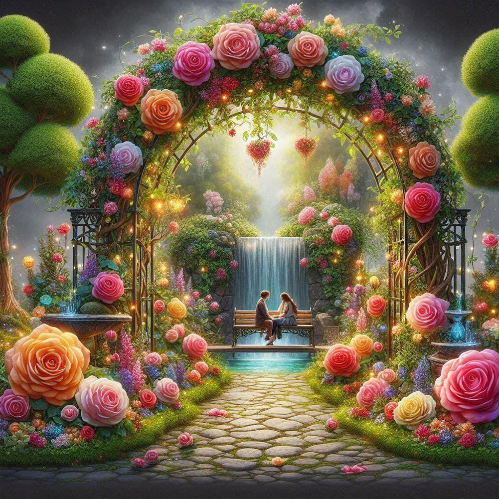 Diamond Painting - Full Round - Dream garden (40*40CM)