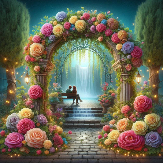 Diamond Painting - Full Round - Dream garden (40*40CM)