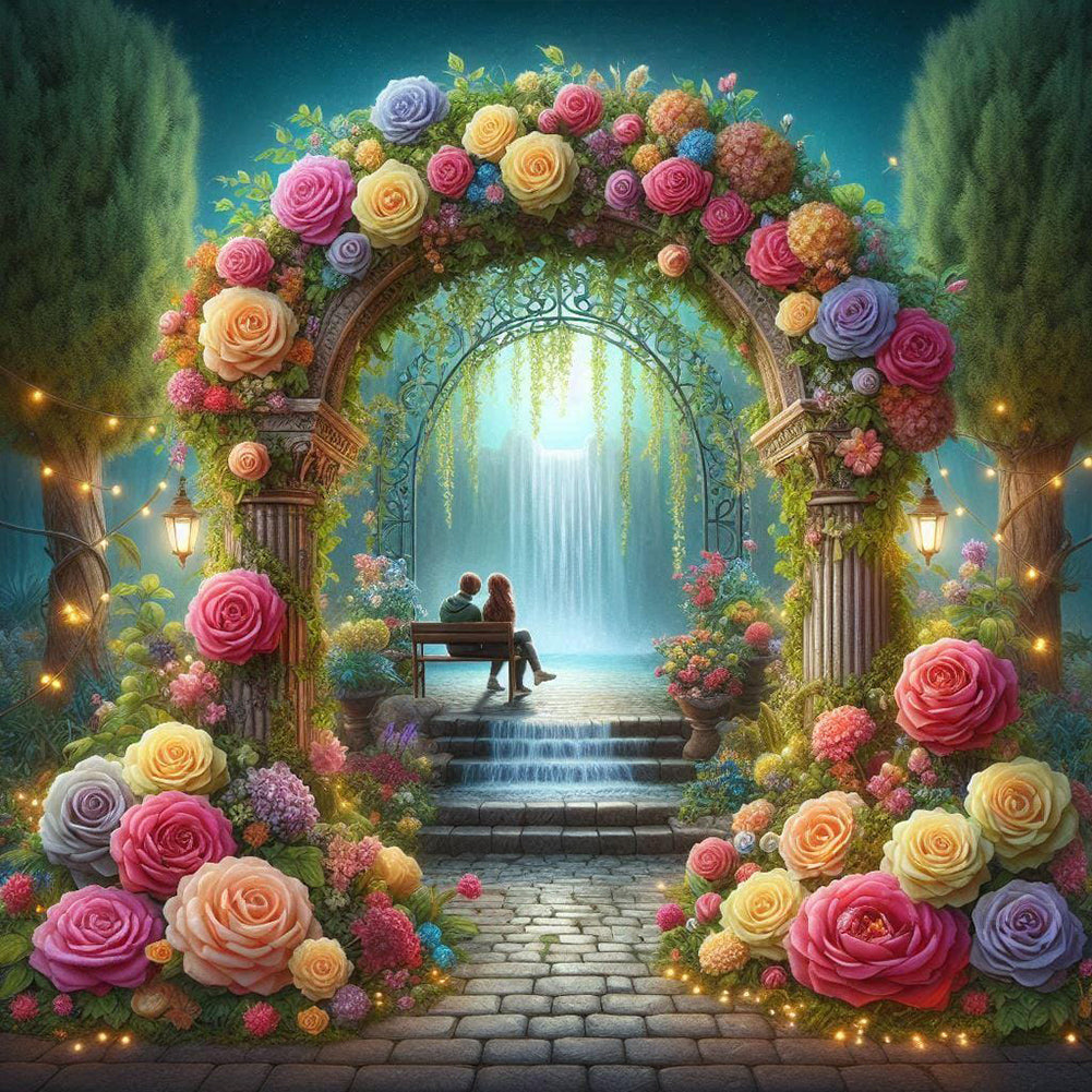 Diamond Painting - Full Round - Dream garden (40*40CM)