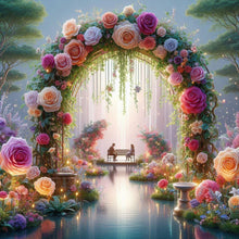 Load image into Gallery viewer, Diamond Painting - Full Round - Dream garden (40*40CM)
