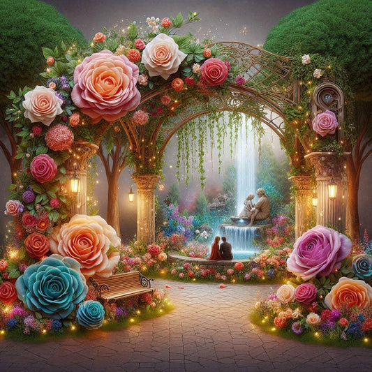 Diamond Painting - Full Round - Dream garden (40*40CM)