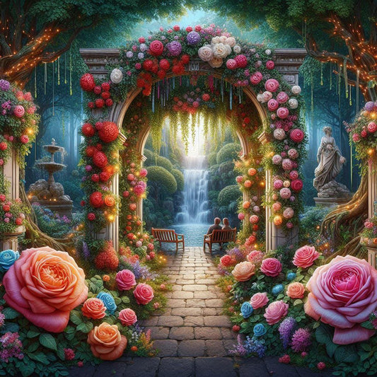 Diamond Painting - Full Round - Dream garden (40*40CM)