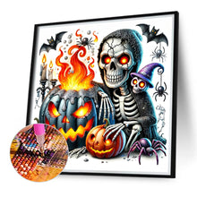 Load image into Gallery viewer, Diamond Painting - Full Round - Halloween horror night (40*40CM)

