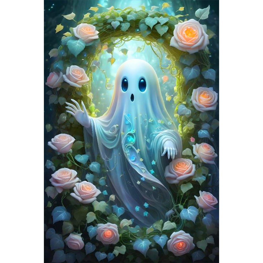 Diamond Painting - Full Round - Cute ghost soul (40*60CM)
