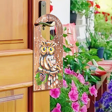 Load image into Gallery viewer, Christmas Candle Flower Diamond Painting Door Handle Hanging Sign for Art Crafts
