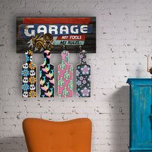 Load image into Gallery viewer, 4Pcs Flower Pattern 5D DIY Diamond Painting Serving Tray for Desk Coffee Table
