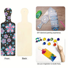 Load image into Gallery viewer, 4Pcs Flower Pattern 5D DIY Diamond Painting Serving Tray for Desk Coffee Table
