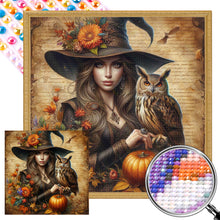 Load image into Gallery viewer, AB Diamond Painting - Full Round - Halloween witch (40*40CM)
