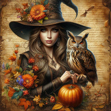 Load image into Gallery viewer, AB Diamond Painting - Full Round - Halloween witch (40*40CM)
