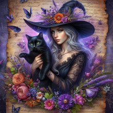 Load image into Gallery viewer, AB Diamond Painting - Full Round - Halloween witch (40*40CM)
