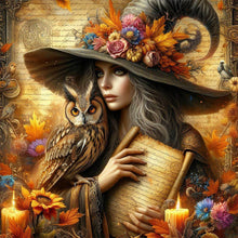 Load image into Gallery viewer, AB Diamond Painting - Full Round - Halloween witch (40*40CM)
