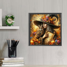 Load image into Gallery viewer, AB Diamond Painting - Full Round - Halloween witch (40*40CM)
