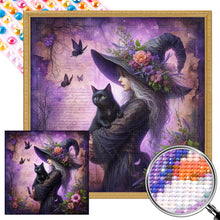 Load image into Gallery viewer, AB Diamond Painting - Full Round - Halloween witch (40*40CM)
