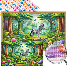 Load image into Gallery viewer, AB Diamond Painting - Full Round - Forest animal (70*40CM)
