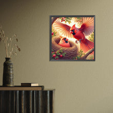 Load image into Gallery viewer, Diamond Painting - Full Round - Red cardinal (40*40CM)

