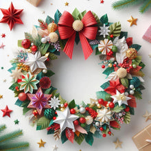 Load image into Gallery viewer, Diamond Painting - Full Round - Christmas wreath (40*40CM)
