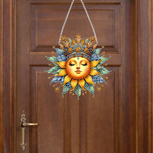 Load image into Gallery viewer, Acrylic Diamond Painting Hanging Pendant Diamond Art Home Decor (Sun Girl)
