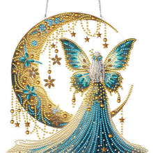 Load image into Gallery viewer, Acrylic Moonlight Goddess Diamond Art Hanging Pendant for Garden Window Decor(A)
