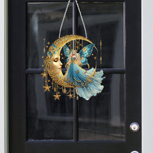 Load image into Gallery viewer, Acrylic Moonlight Goddess Diamond Art Hanging Pendant for Garden Window Decor(C)
