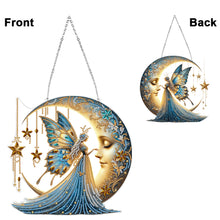 Load image into Gallery viewer, Acrylic Moonlight Goddess Diamond Art Hanging Pendant for Garden Window Decor(D)
