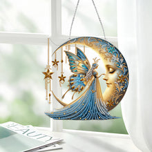 Load image into Gallery viewer, Acrylic Moonlight Goddess Diamond Art Hanging Pendant for Garden Window Decor(D)
