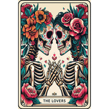 Load image into Gallery viewer, Diamond Painting - Full Round - Skull tarot (40*60CM)
